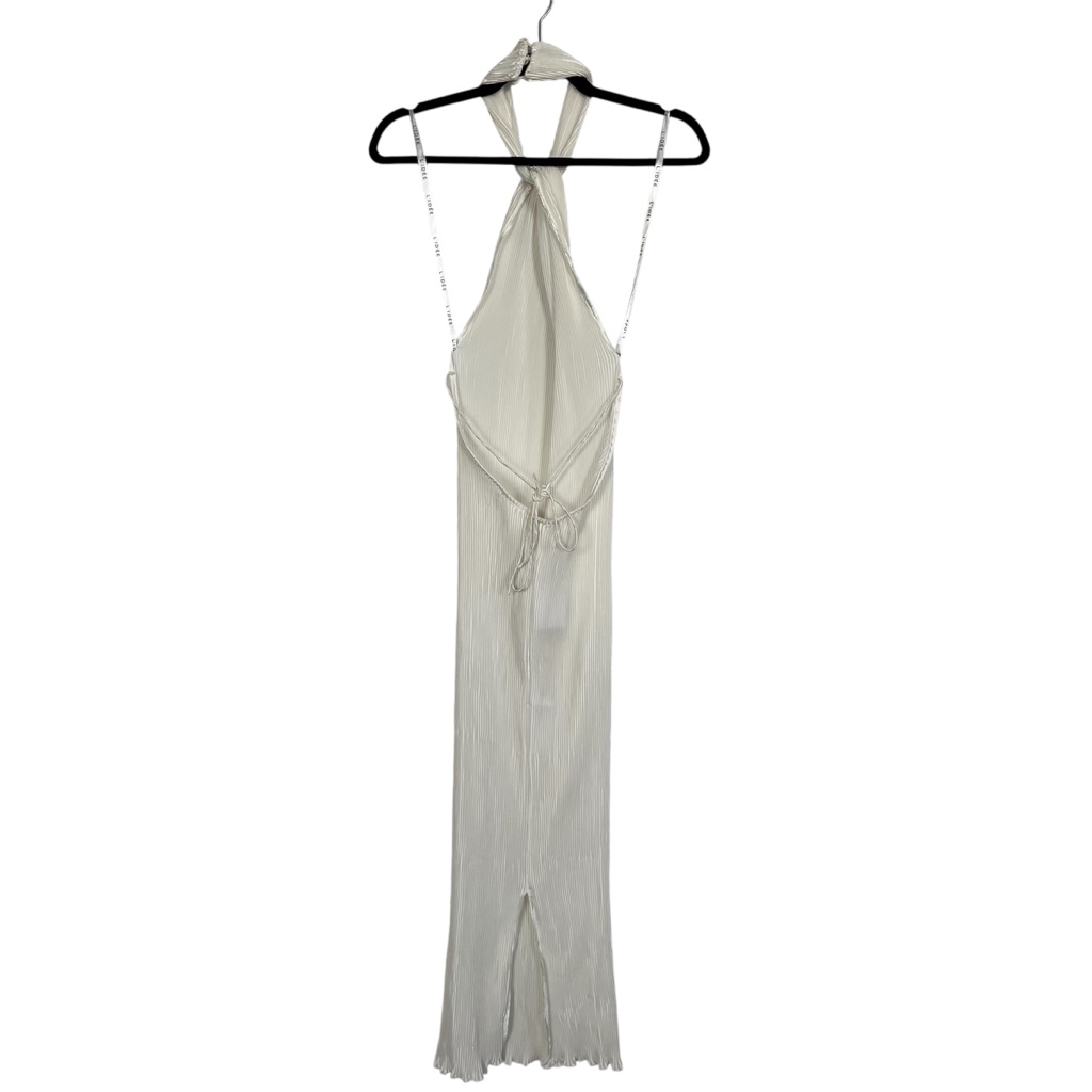 L'ide Klum Satin Midi Dress In White Nwt — image 6 of 8